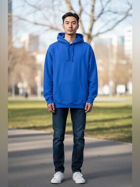 Aeropostale Blue Pullover Hoodie